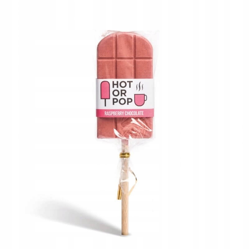 

Uroczy lizak czekolada biała malina dla dziewczyny