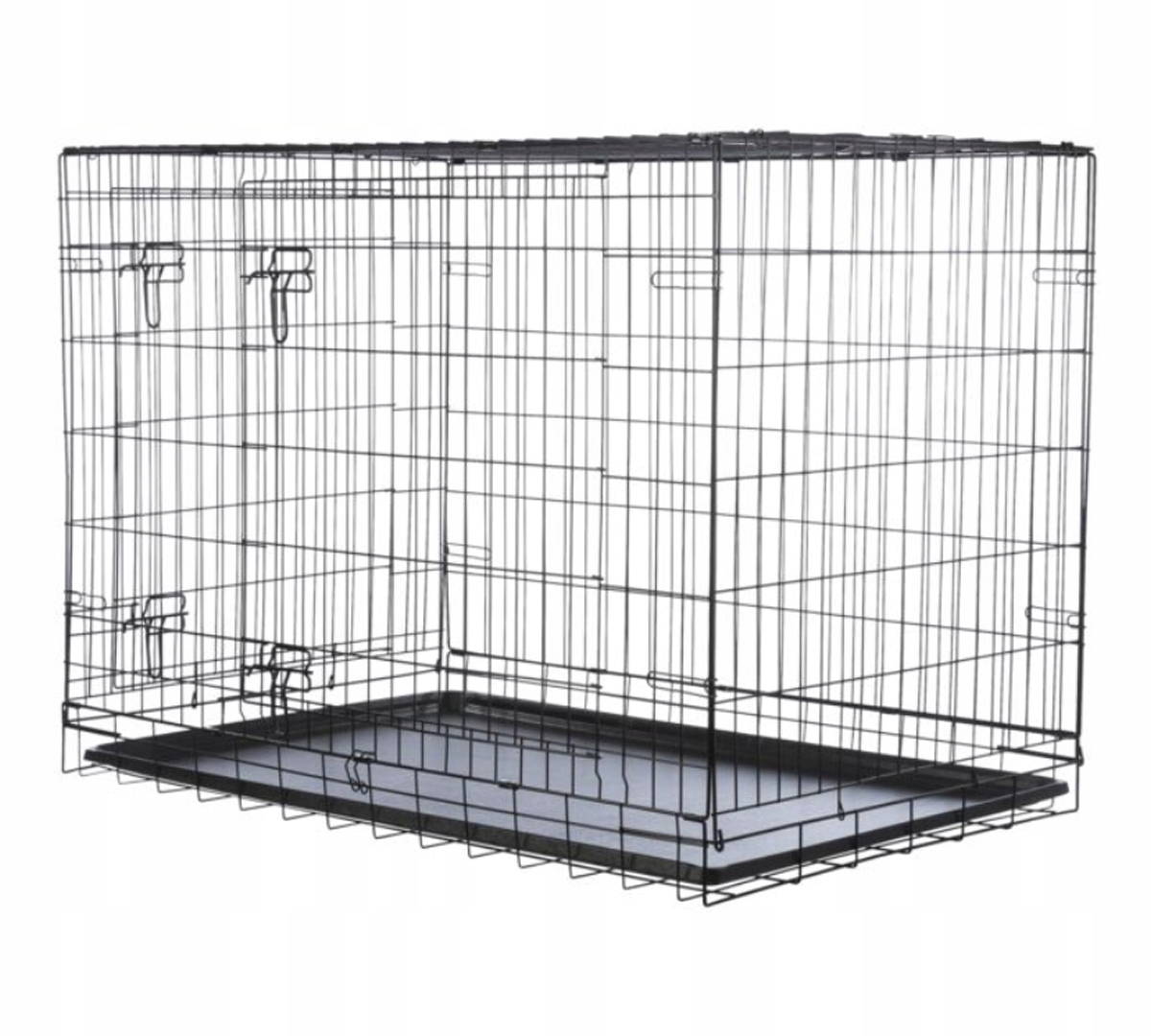 Levně Kennelová klec, pro psa, černá, XL: 116 × 86 × 77 cm