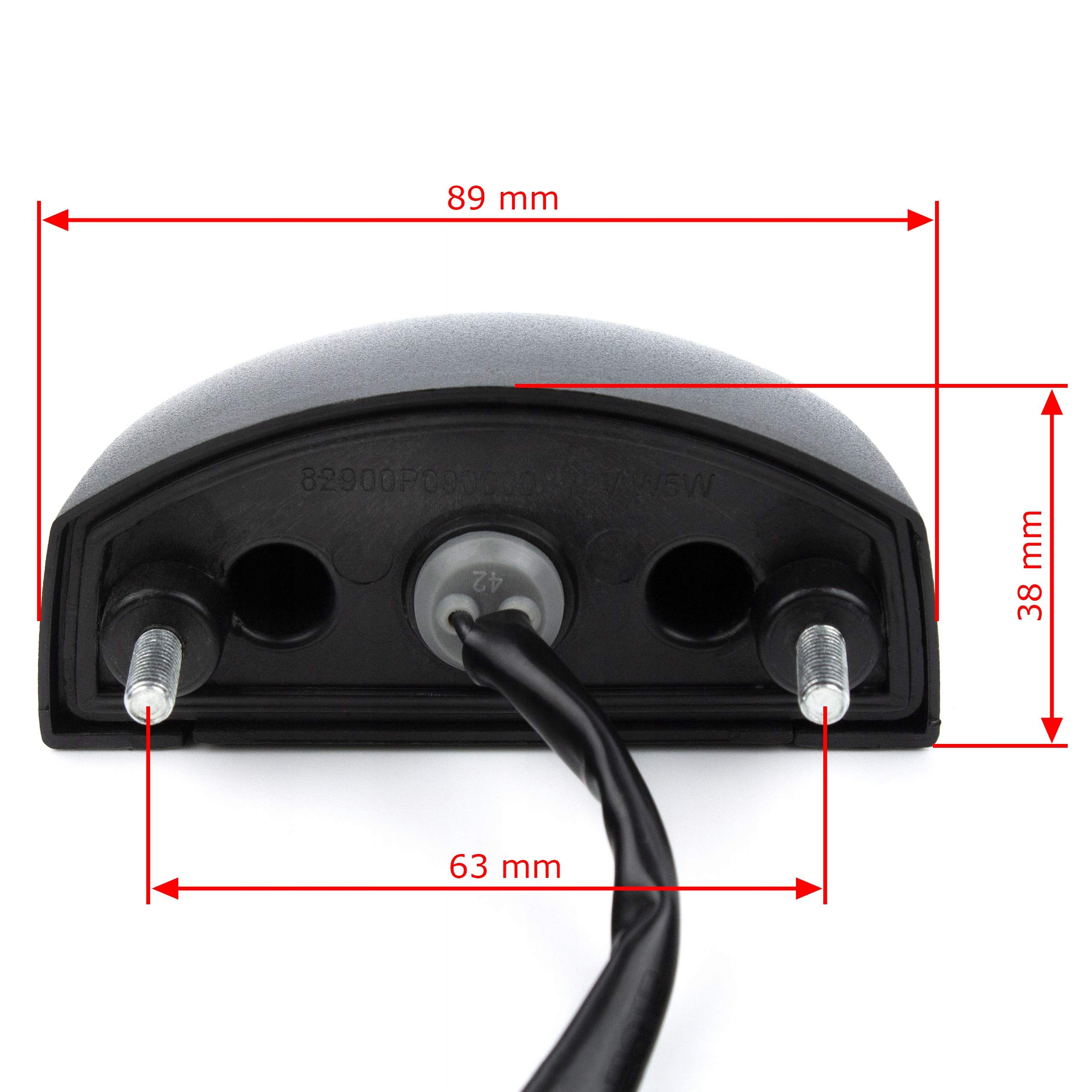 OŚWIETLENIE TABLICY REJESTRACYJNEJ E9 DO MOTOCYKLA BENELLI IMPERIALE 400 Producent RacePro