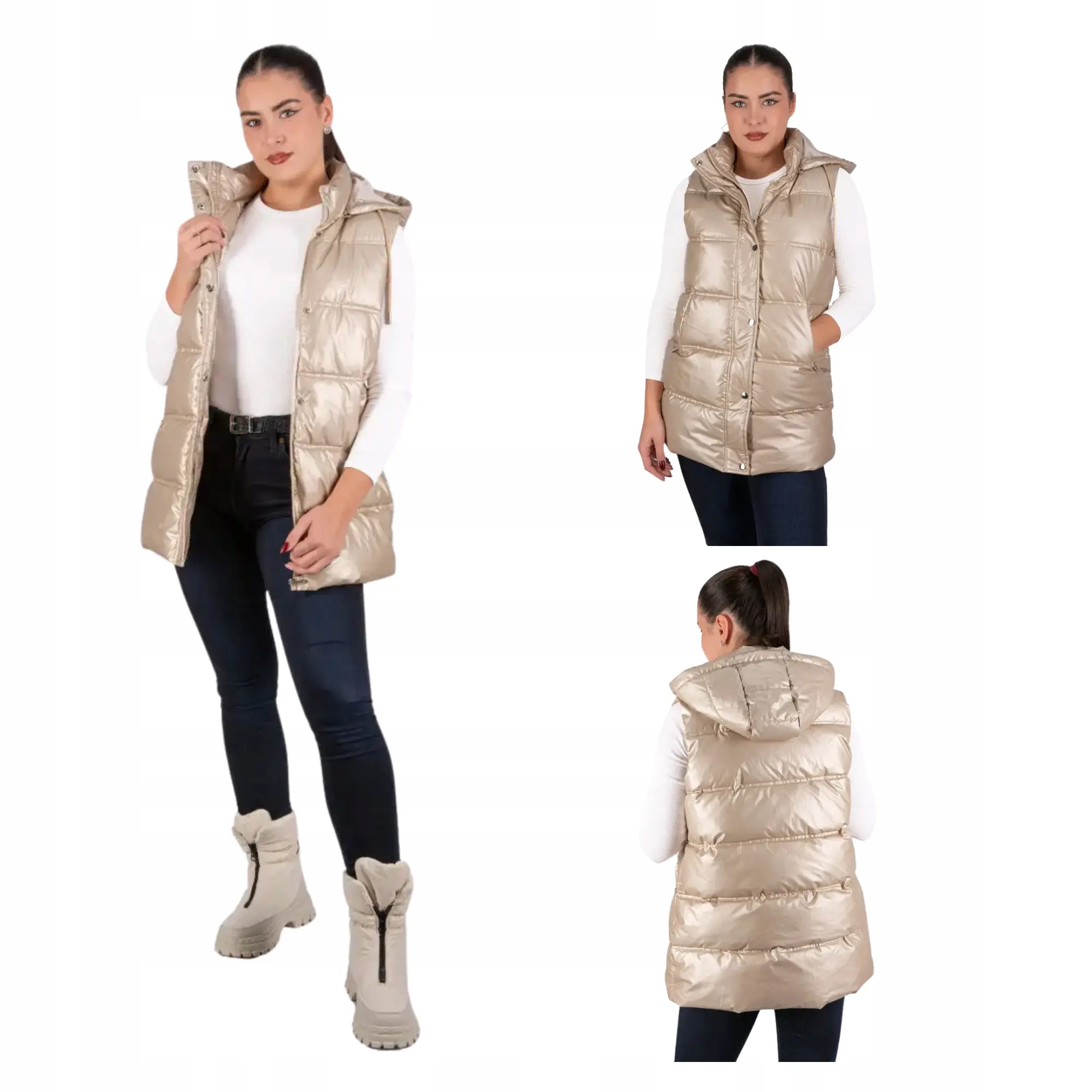 Vesta bez rukávů s kapucí Amiata Captain Mike XXL