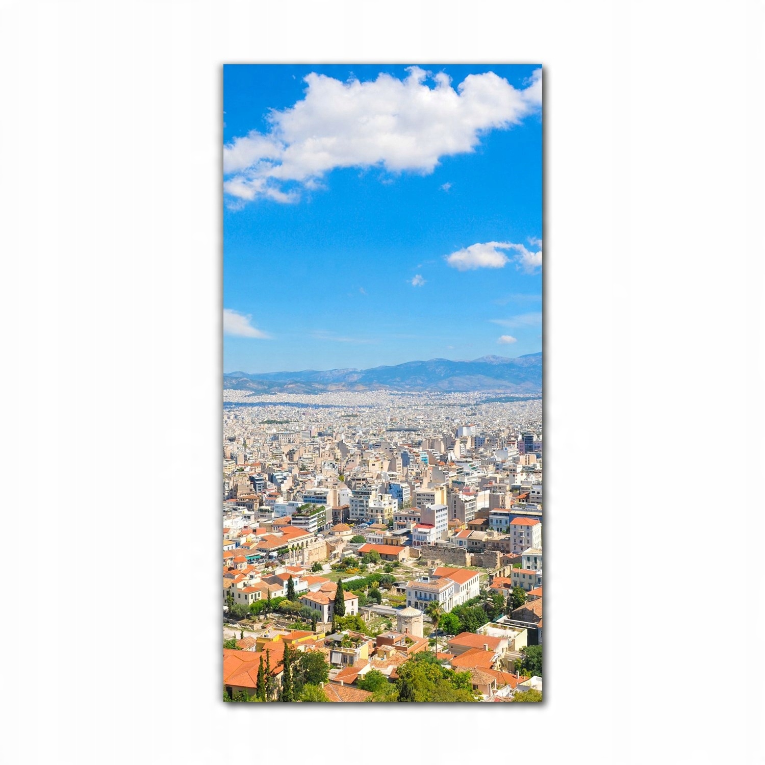 

Foto na szkle do salonu 70x140 cm Ateny horyzont