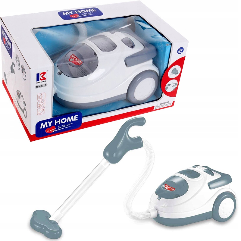 Interaktywny ZABAWKOWY ODKURZACZ dla dzieci z kuleczkami Baterie 3x AA