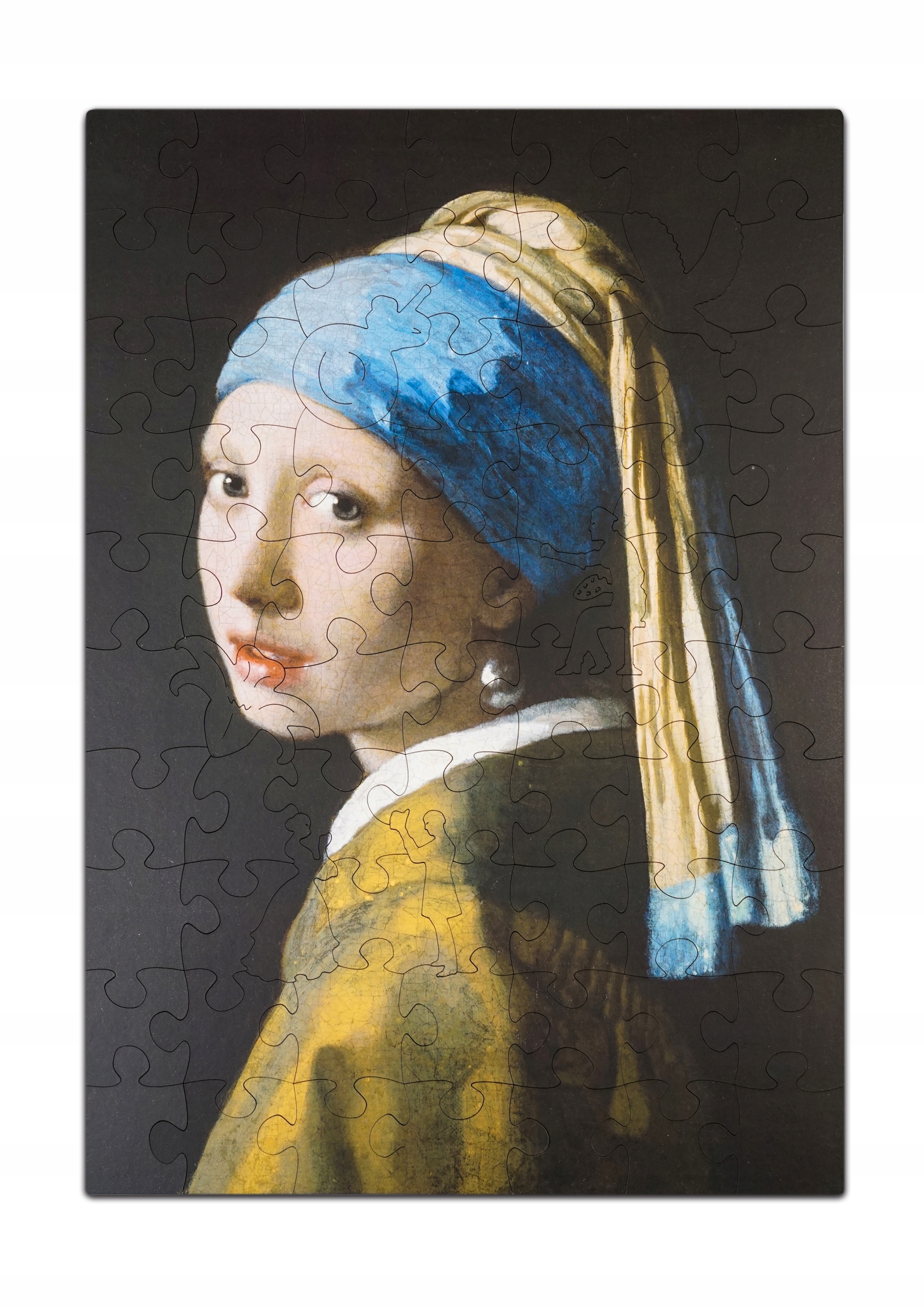 Drevené puzzle A3 Vermeer Dievča s perlou