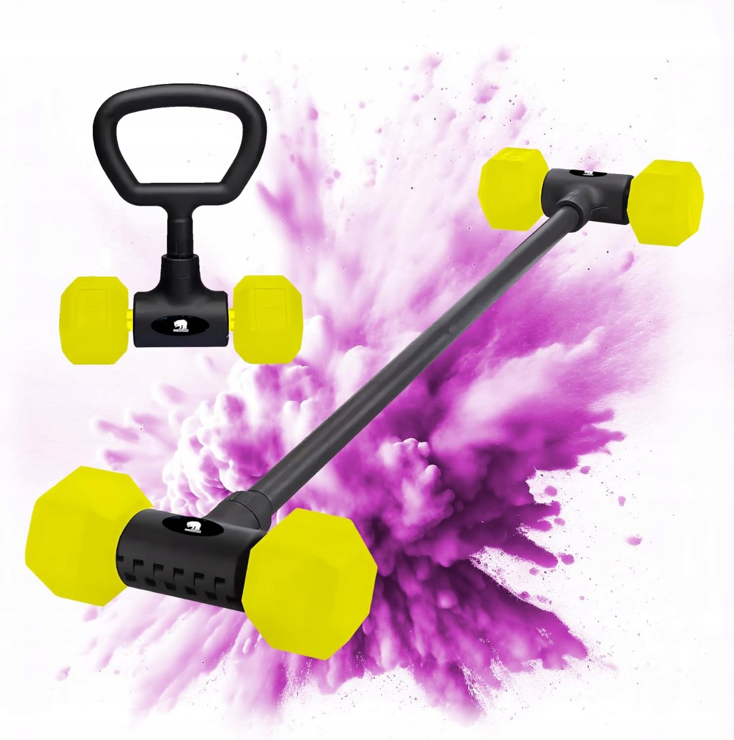 Adapter hantli na sztangę i kettlebell zestaw treningowy fitness, hantle