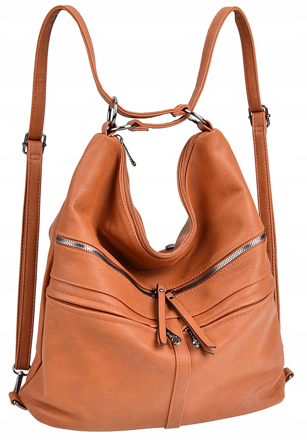 GALLANTRY TOREBKA damska skórzana WOREK PLECAK A4 Marka bez marki