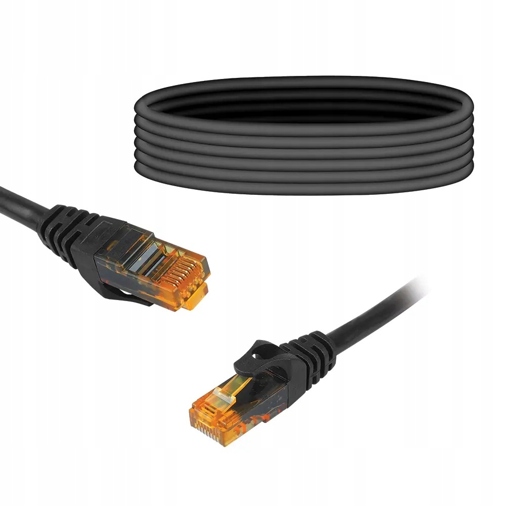 Kabel komp. sieciowy Utp 8P8C CAT6e 10m (patchcord) czarny Ltc