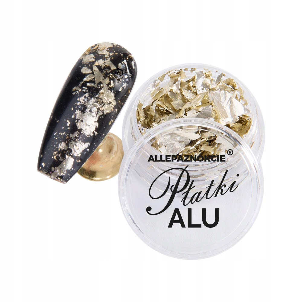 

Pyłek Metaliczne Płatki Złote Alu Nr 7