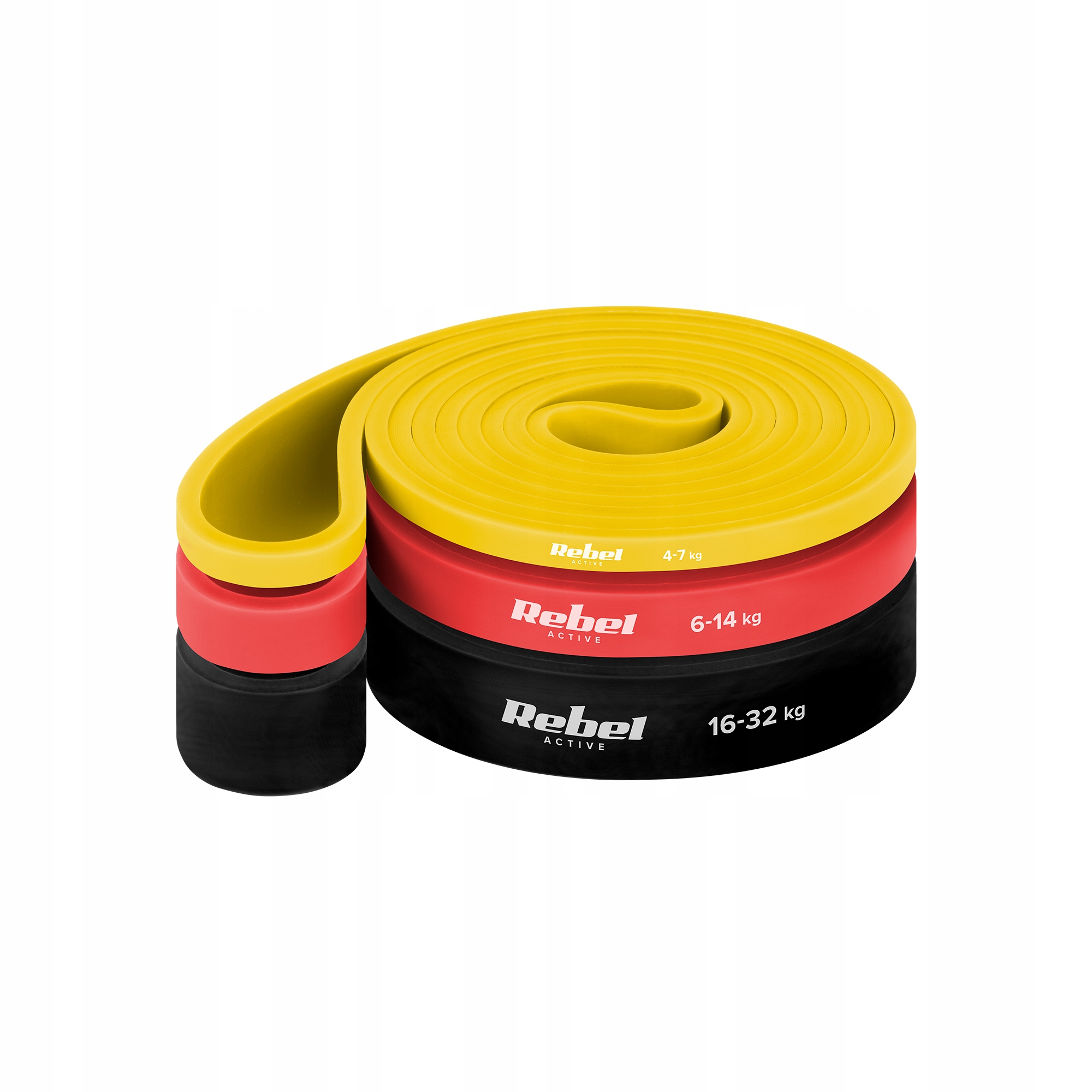 Zestaw gum do ćwiczeń Tpe Power Band PT-S3 4-32 kg 3 gumy Tpe Rebel