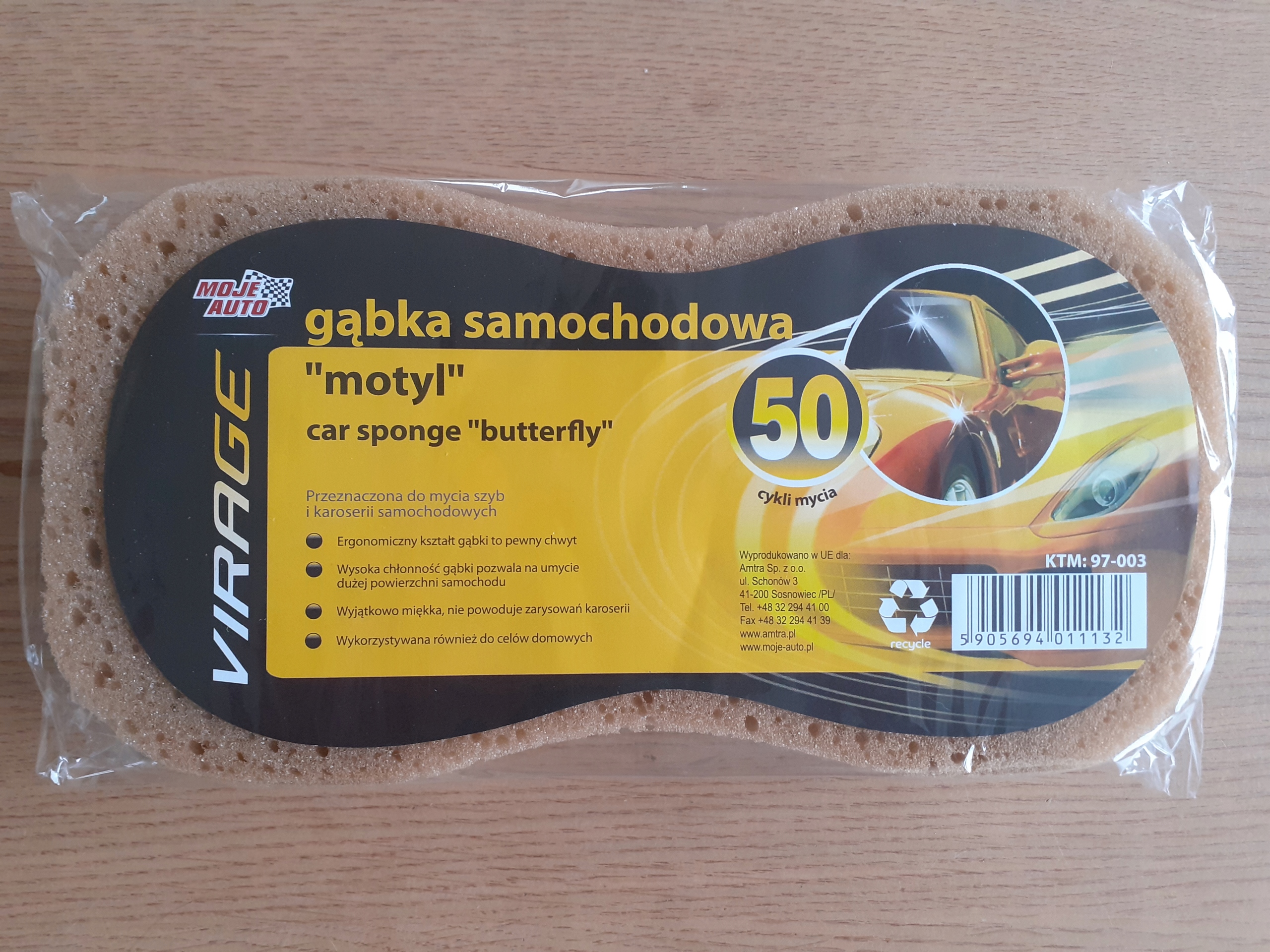 

Gąbka samochodowa „Motyl” Moje Auto Virage