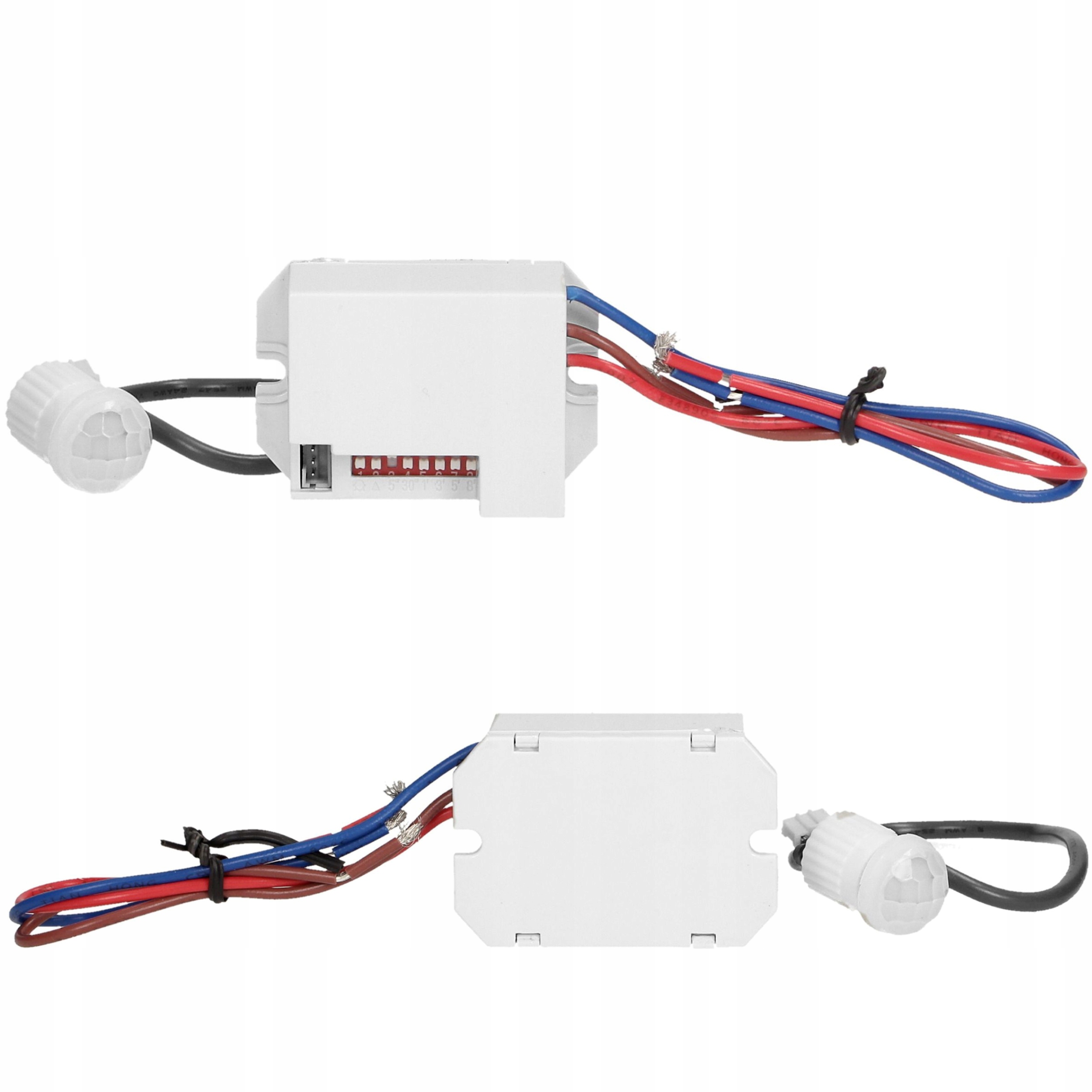 CZUJNIK RUCHU Z ZEWNĘTRZNYM SENSOREM 360° LED SONDA ZMIERZCHU PIR 230V MINI Marka Orno