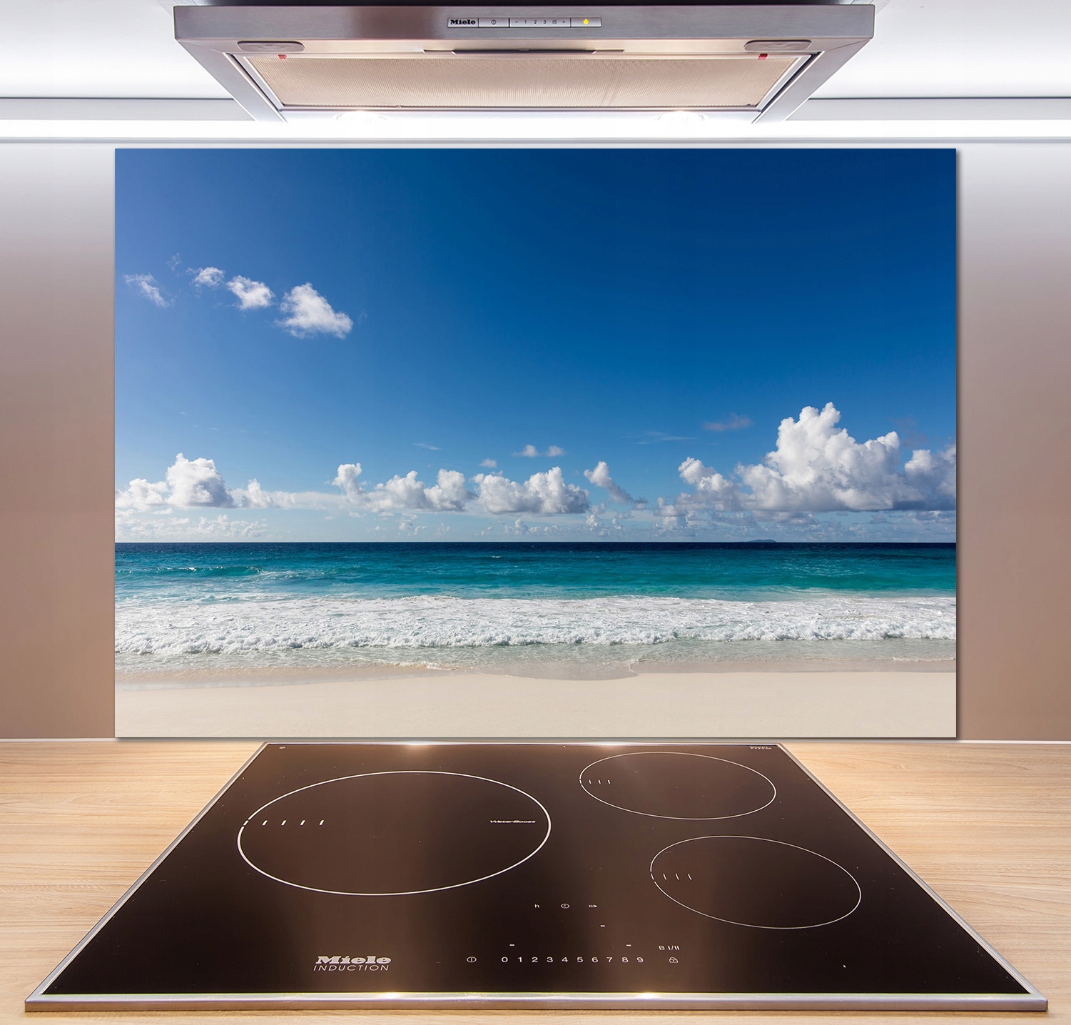 

Panel do kuchni Plaża Seszele 100x70 cm + Klej