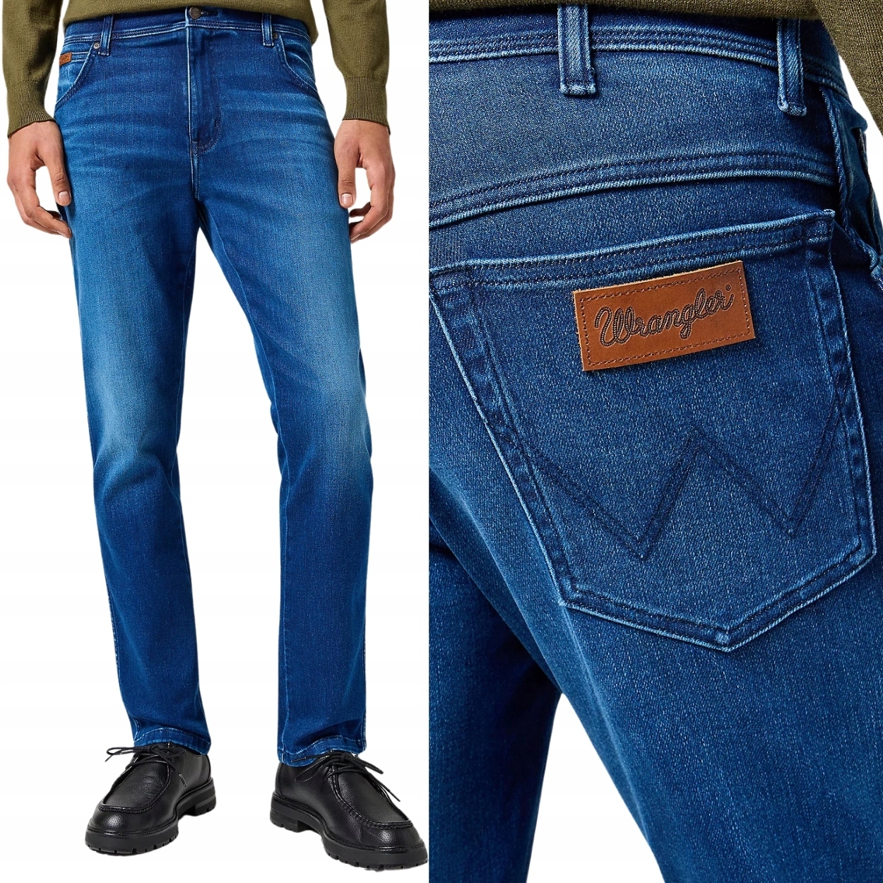 Wrangler Texas Blue Jam Free To Stretch pohodlné kalhoty W30 L32