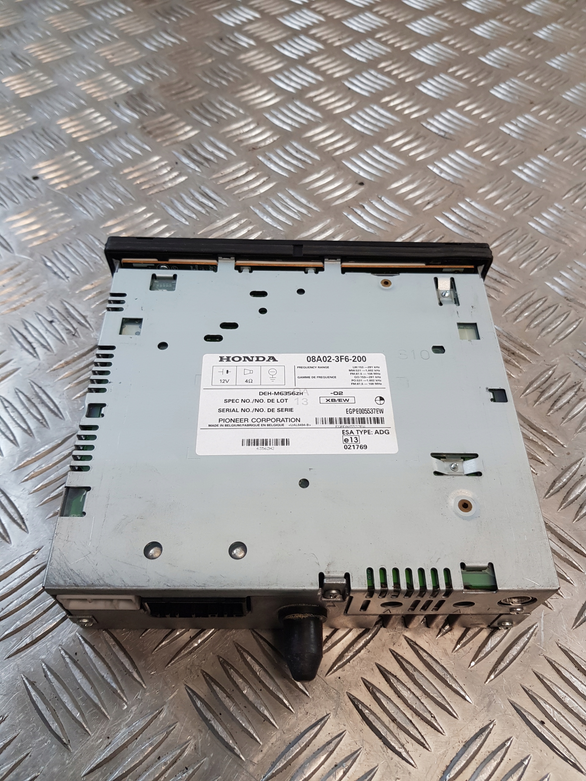 RADIO DEH-M6356ZH HONDA STREAM e