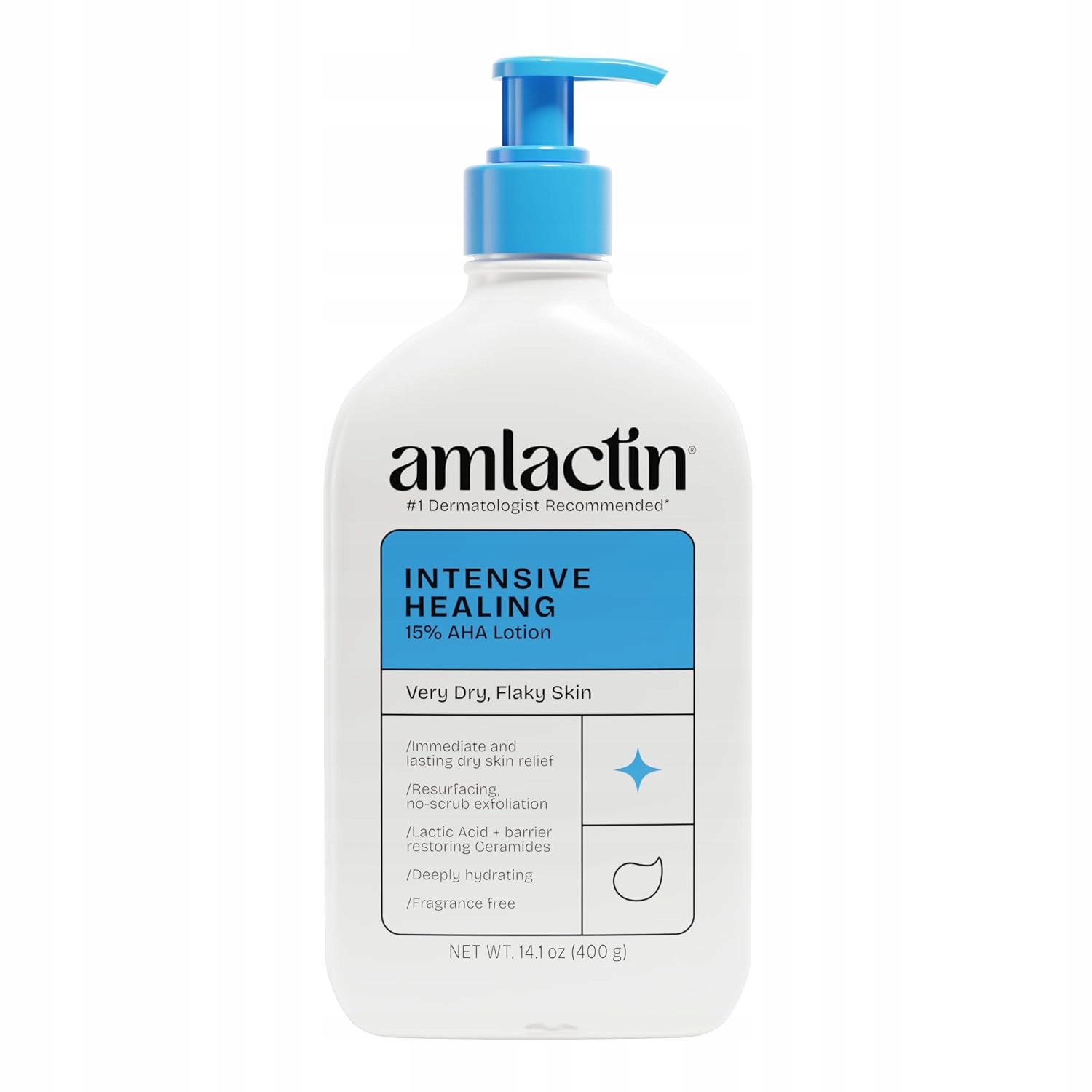 AmLactin Intensive Healing Balsam 15% Kwas Mlekowy Aha Ceramidy 400 g