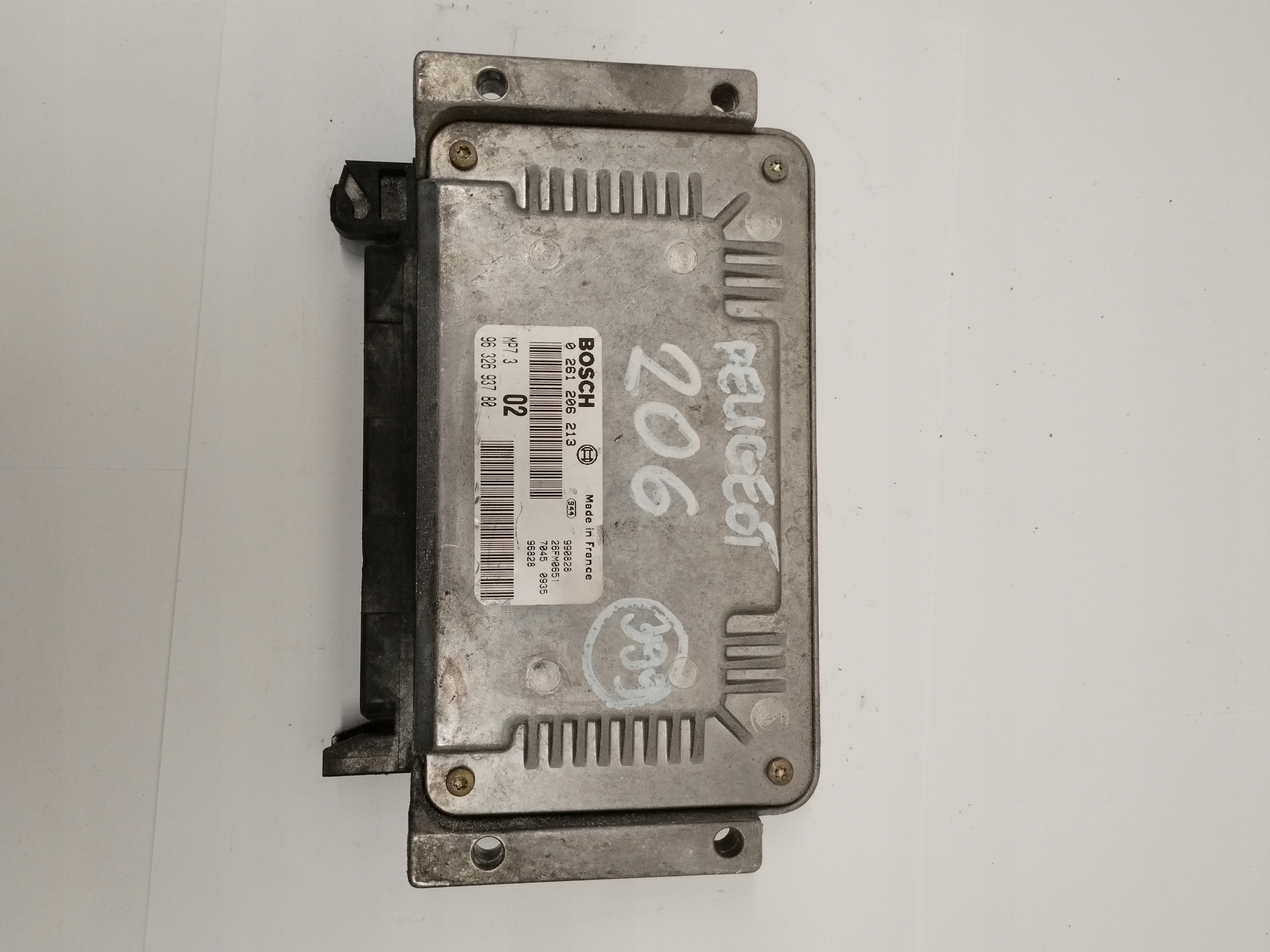 computer control unit of the engine Peugeot 206 9632693780