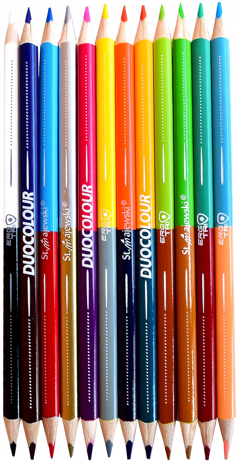 

Kredki Bambino Trójkątne Dwustronne 12/24 Kolorów