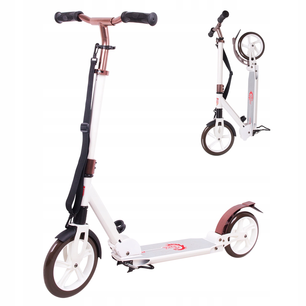 Hulajnoga amortyzowana duże koła 230 mm Worker