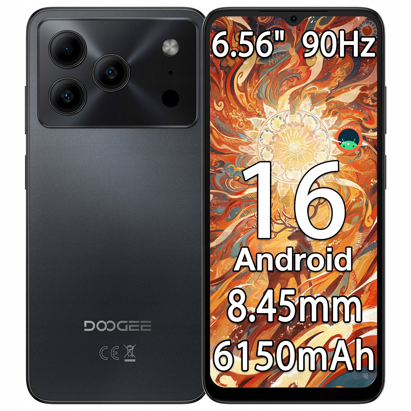 Smartfon DOOGEE Note56 3 GB / 64 GB 4G (LTE) czarny