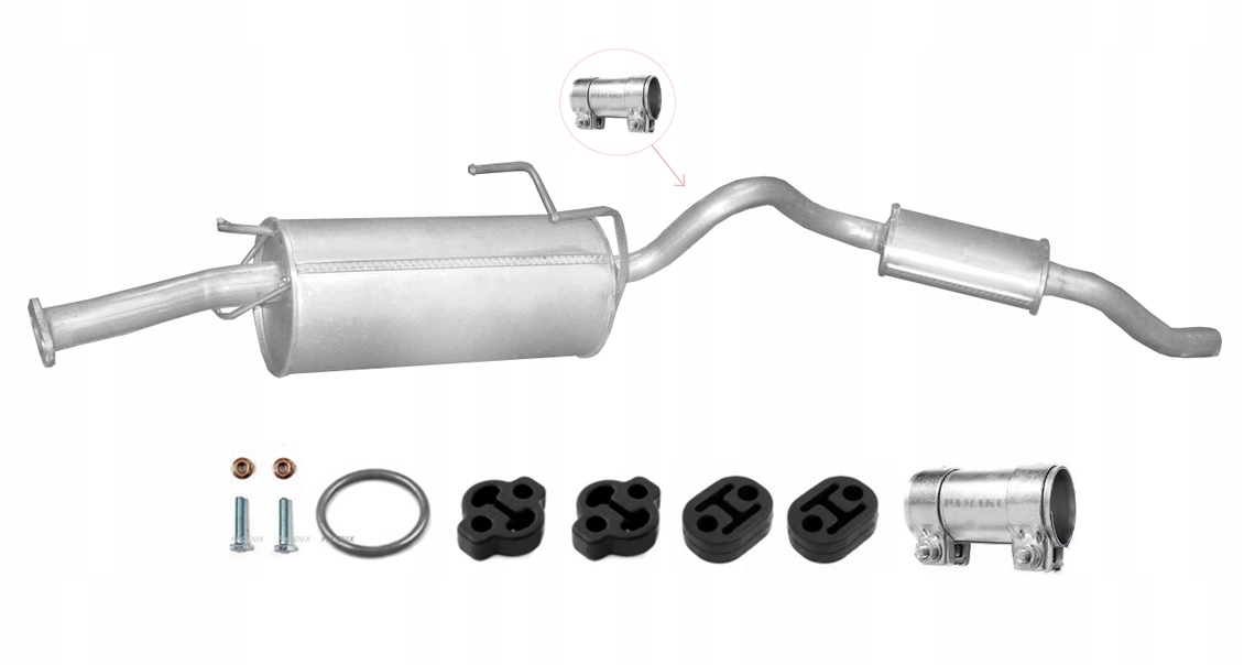 Nissan Serena 2.0 2.3 D (1992-2003) Středové Koncové Tlumiče
