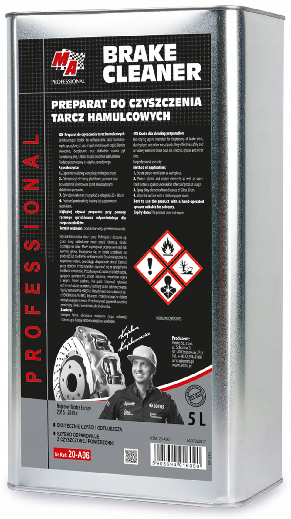 Ma Professional Brake Cleaner Zmywacz Do Hamulców 5L