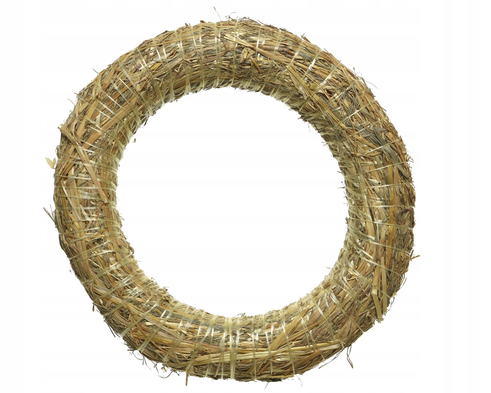 

Wieniec słomiany świąteczny okrągły Diy 30cm