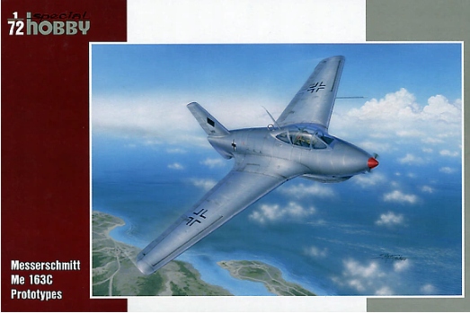 Messerschmitt Me 163C Prototypes Special Hobby SH72258 měřítko 1/72