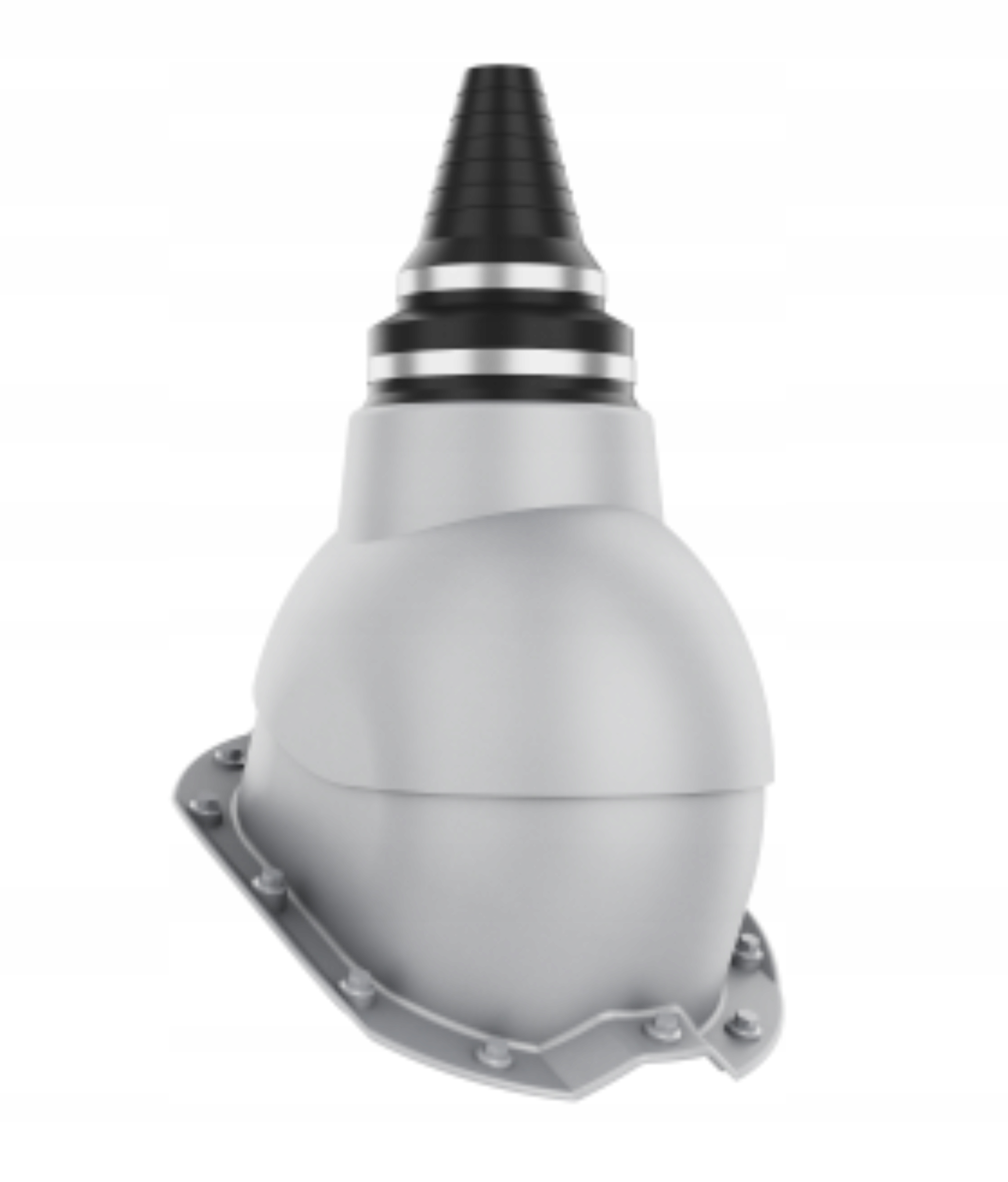 Anténní přechod, těsný střešní průchod Trapez T18 Stříbrný 9006