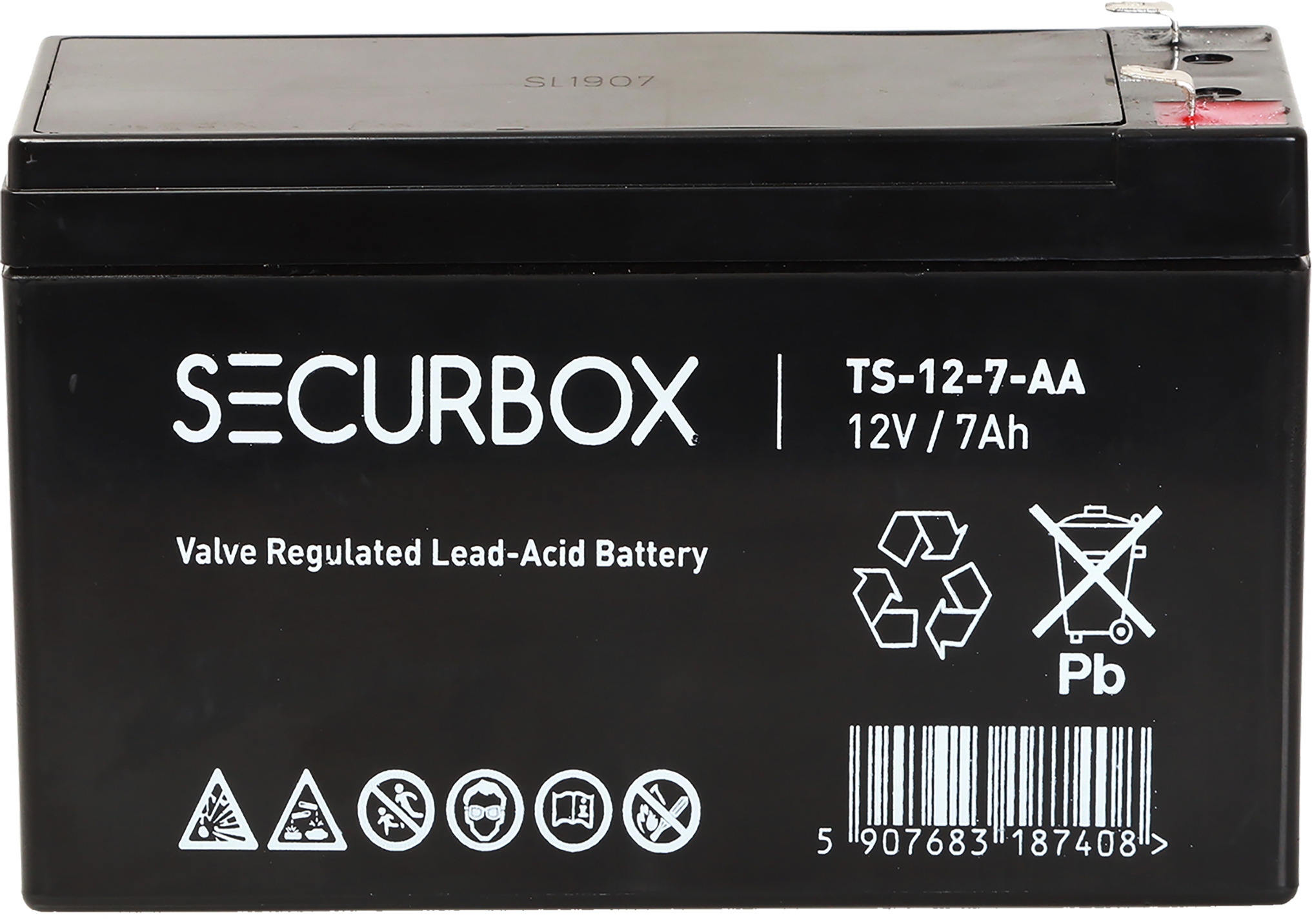 

Akumulator Securbox 12 V 7 Ah