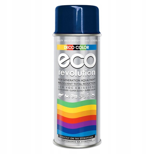 

Lakier w sprayu Szafirowy 400 ml Eco Revolution