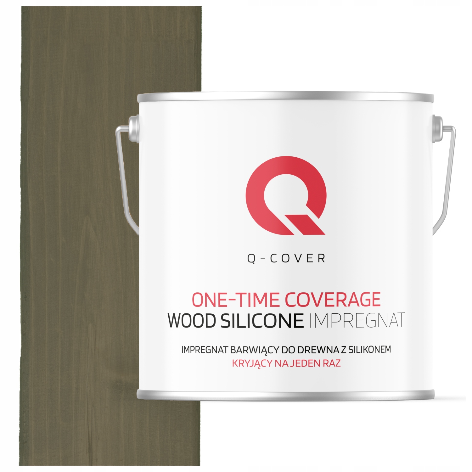Krycí Impregnát Na Drevo Na Jedno Použitie, Extra Farba, Šedá, Hnedá, 5 L
