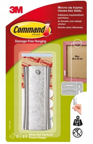 3M 17047 Command Uniwersalny haczyk do obrazów