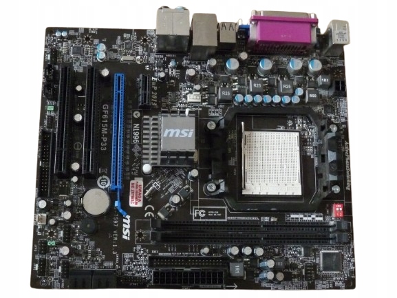 Płyta Główna MSI MS-7597 GF615M-P33 AMD AM3 DDR3 Gwarancja w