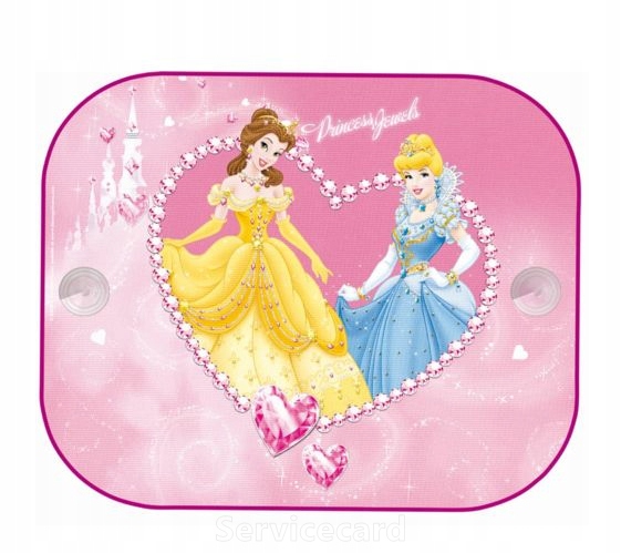 

Zasłonki Na Boczne Szyby Disney Księżniczki