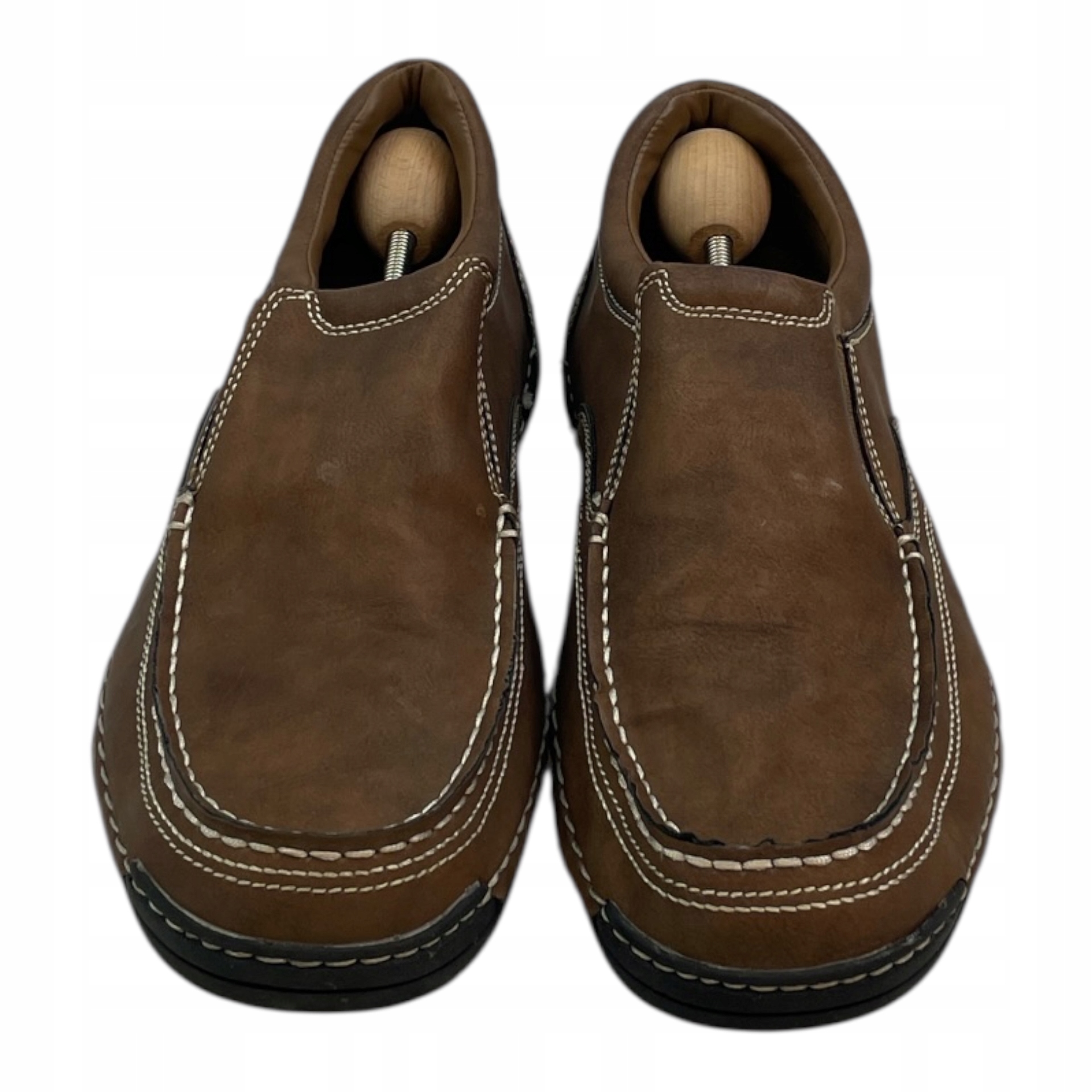 Boty Izod velikost Eu 44,5 – hnědé kožené nazouvací mokasíny