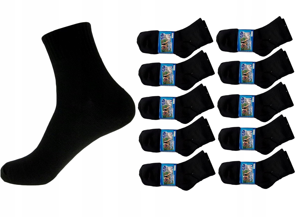 

10x Skarpety meskie Zakostki skarpetki Czarn 40-43