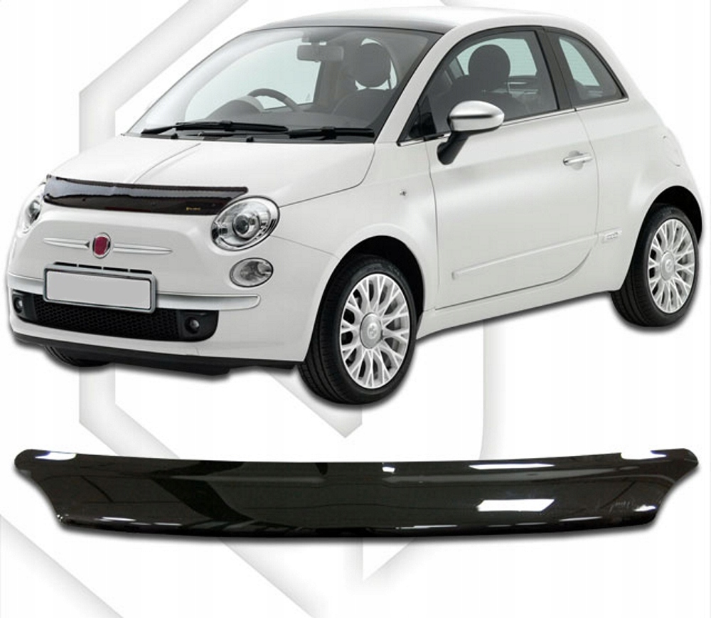 OWIEWKA MASKI PRZEDNIEJ FIAT 500 OD 2008