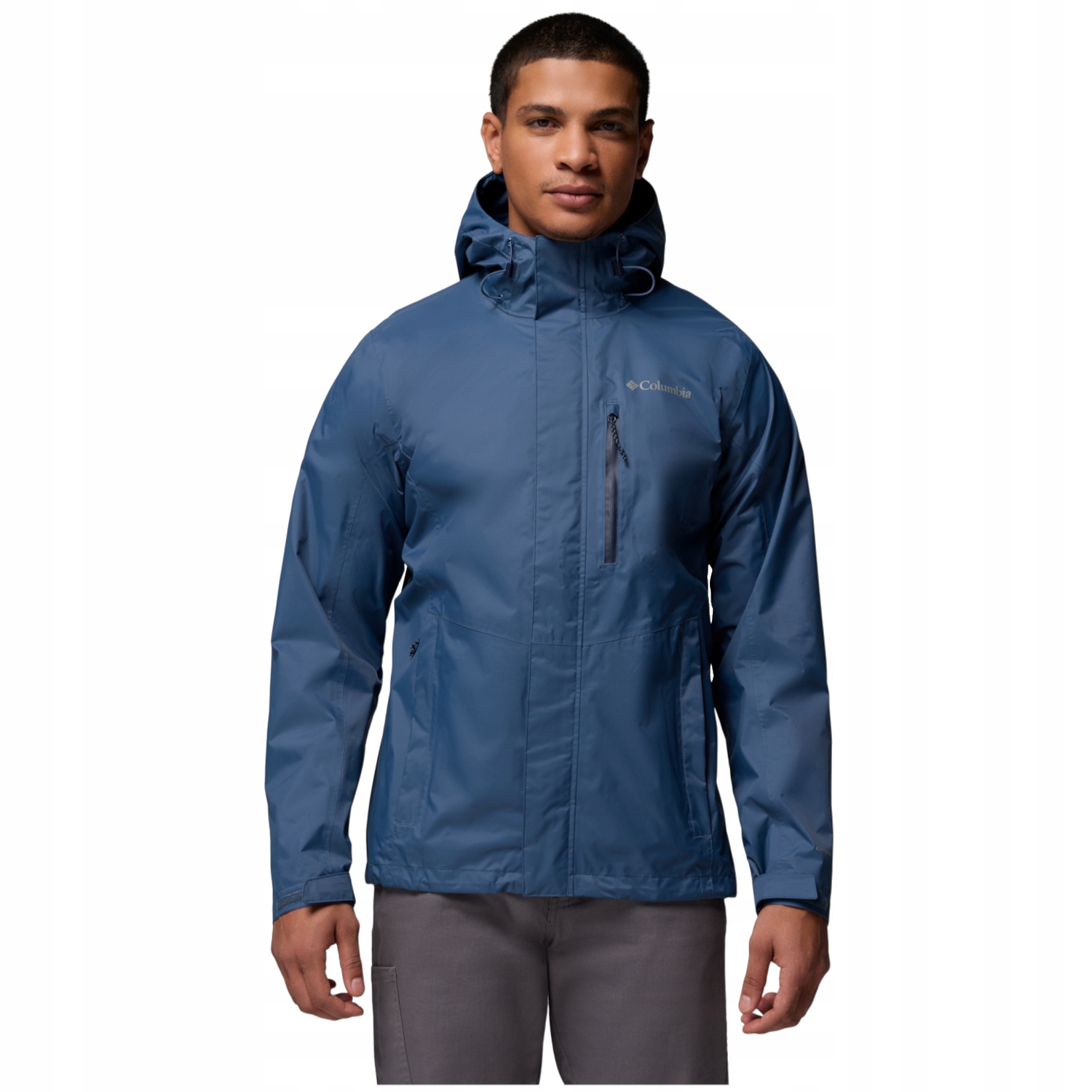 Columbia Pouring Adventure III Jacket [L] Pánská bunda Nylon Tmavě modrá
