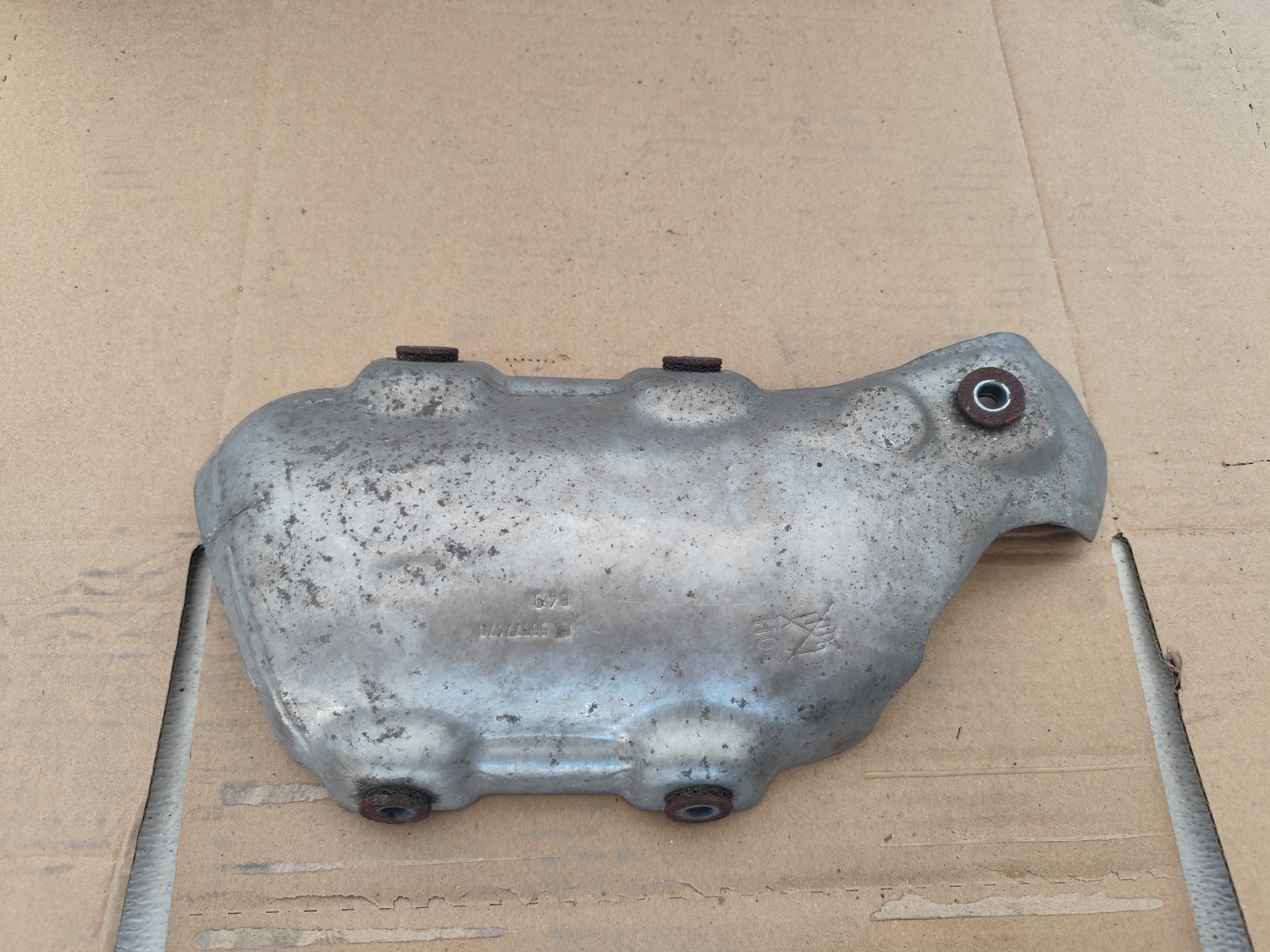 OPEL CORSA E 2015 1.0T Blende Abdeckung TERMICZNA TURBO