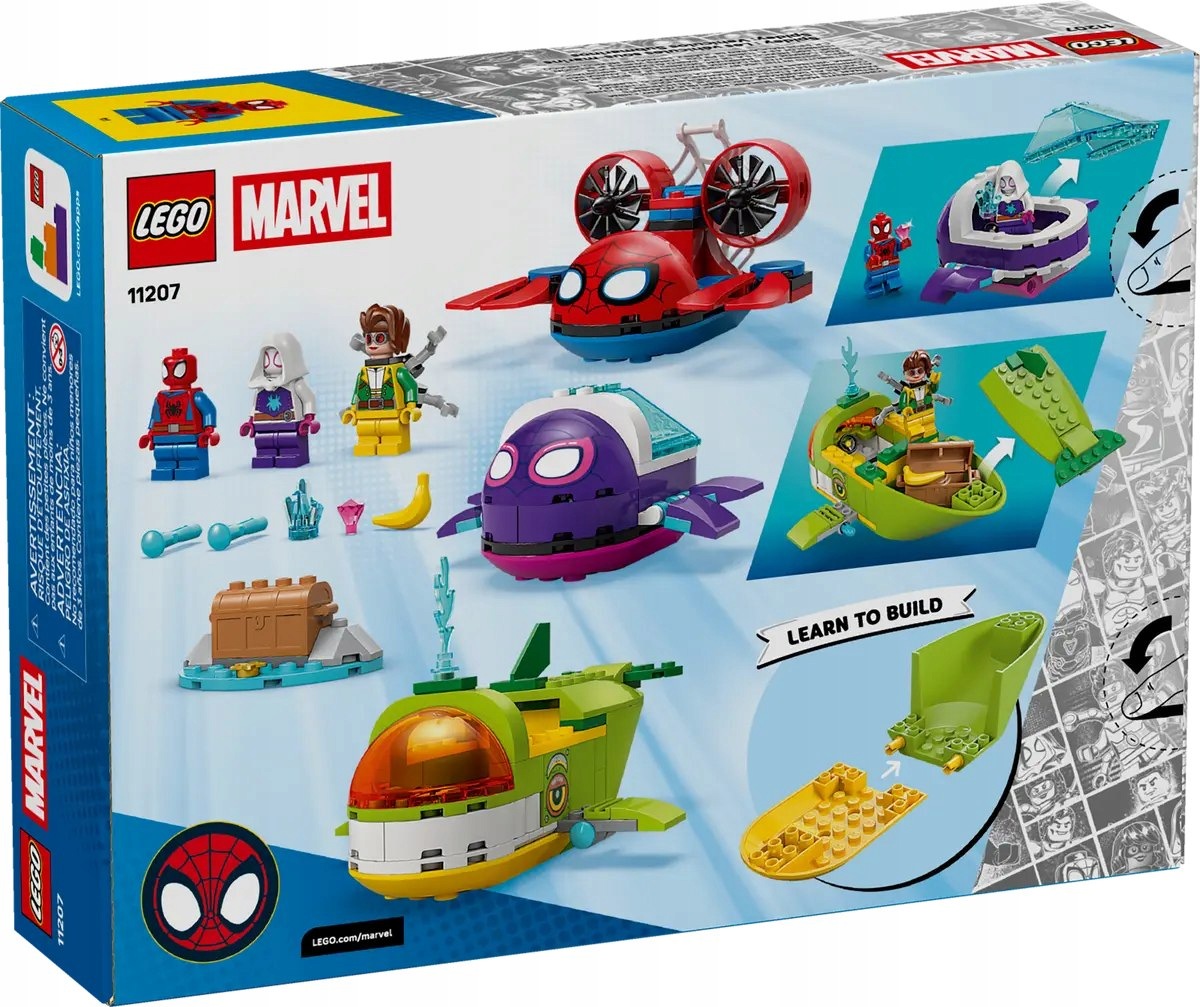 11207 Lego Heroes Spidey: podvodní vozidla Lego