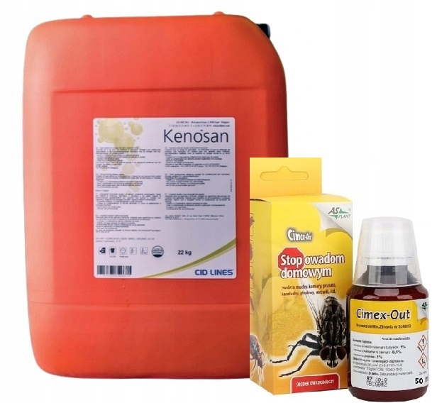 Kenosan CID Lines Mycie Pianowe Kurniki Silny 22KG Cimex-out 50ML