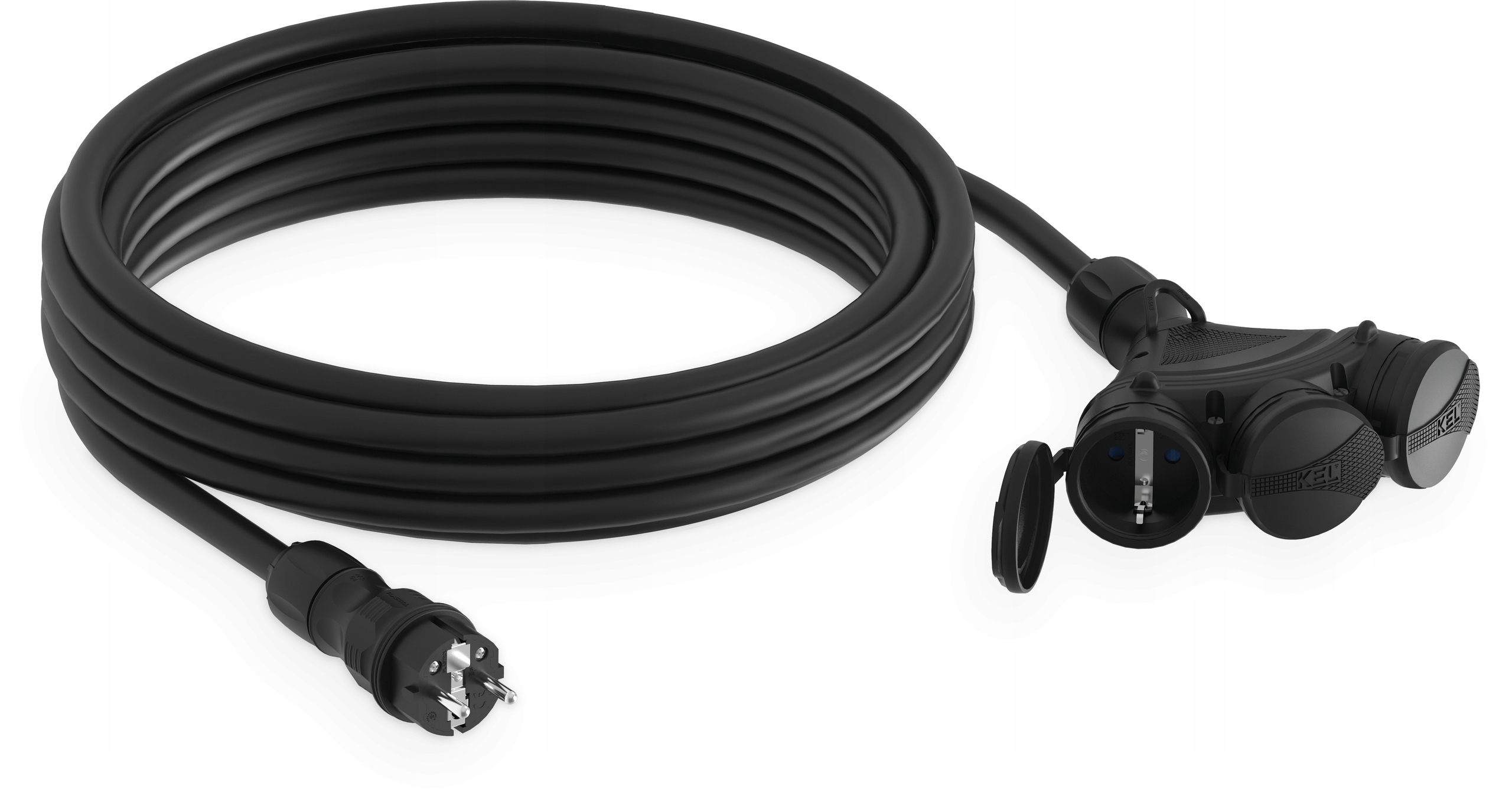 

Przedłużacz gumowy X3 IP54 25M 3X1,5 H05RR-F Czarn