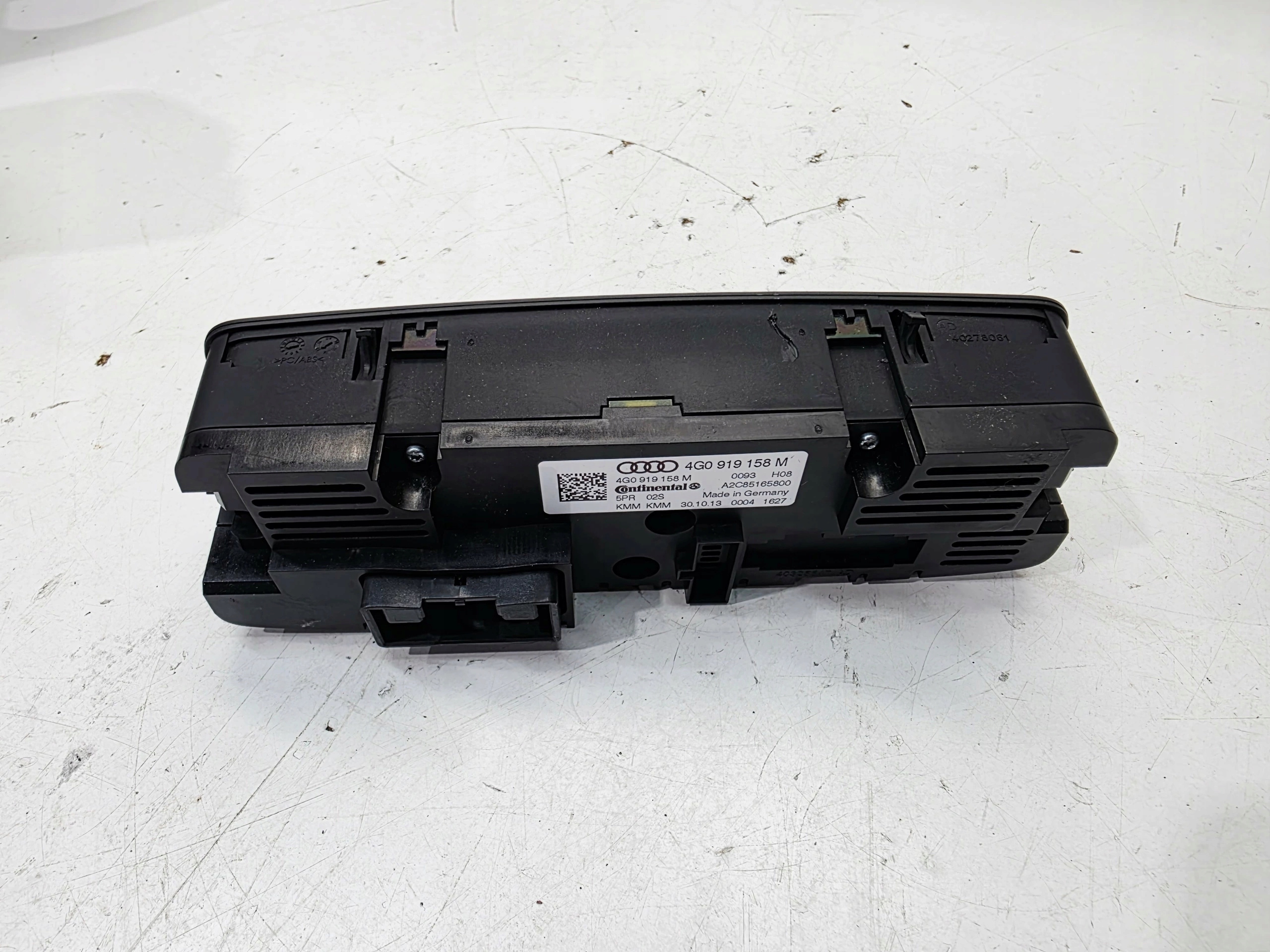 PANEL klimatizaci topení KLIMATRONIK záď AUDI A6 C7 A7 4G0919158M
