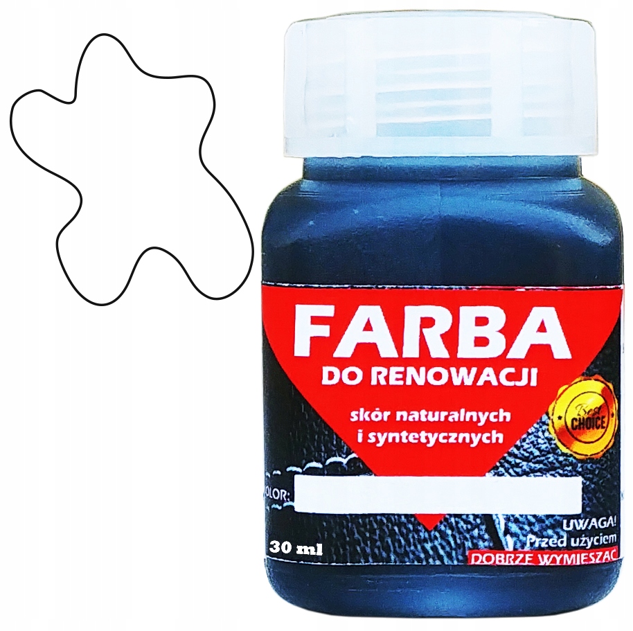 

Renowacja Skóry Tapicerki Farba Lakier Biały 30ml