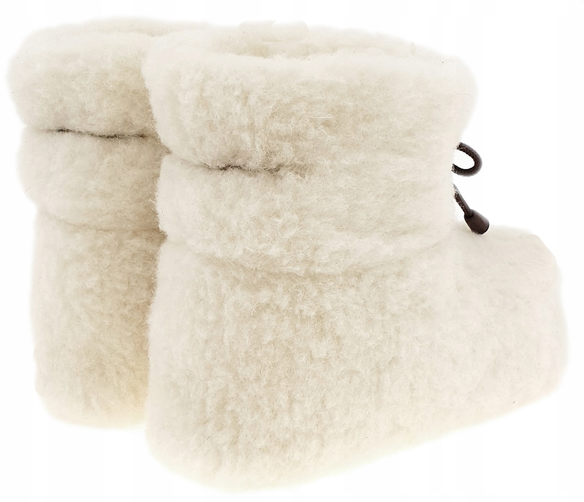 Bambosze Kapcie Podhalańskie Wełna Naturalna *44* Model BBB 019