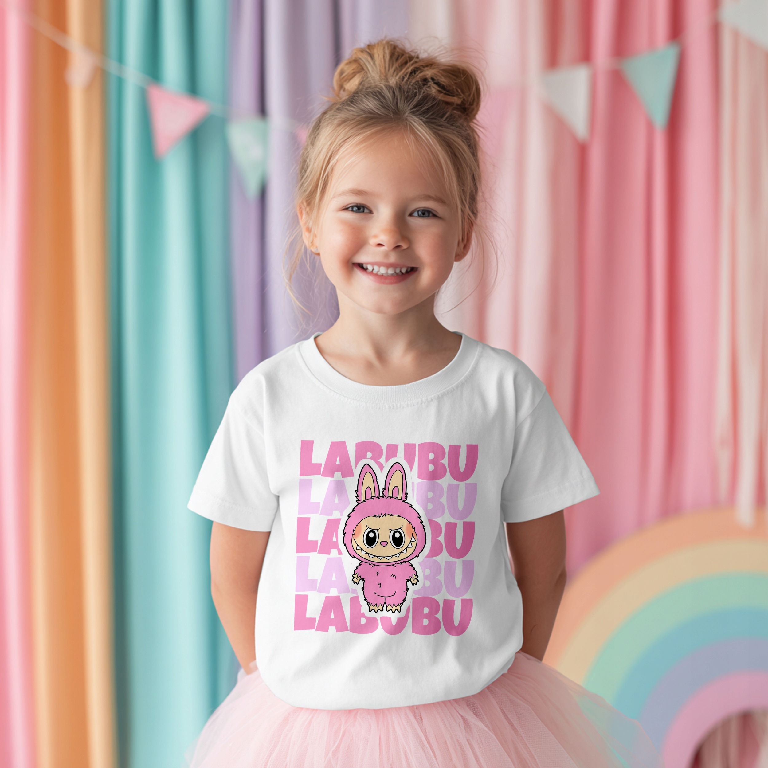 KOSZULKA LABUBU DZIECIĘCA SŁODKI POTWOREK Marka inna