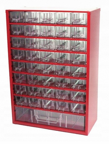 METALOWA SZAFKA ORGANIZER 41 SZUFLAD