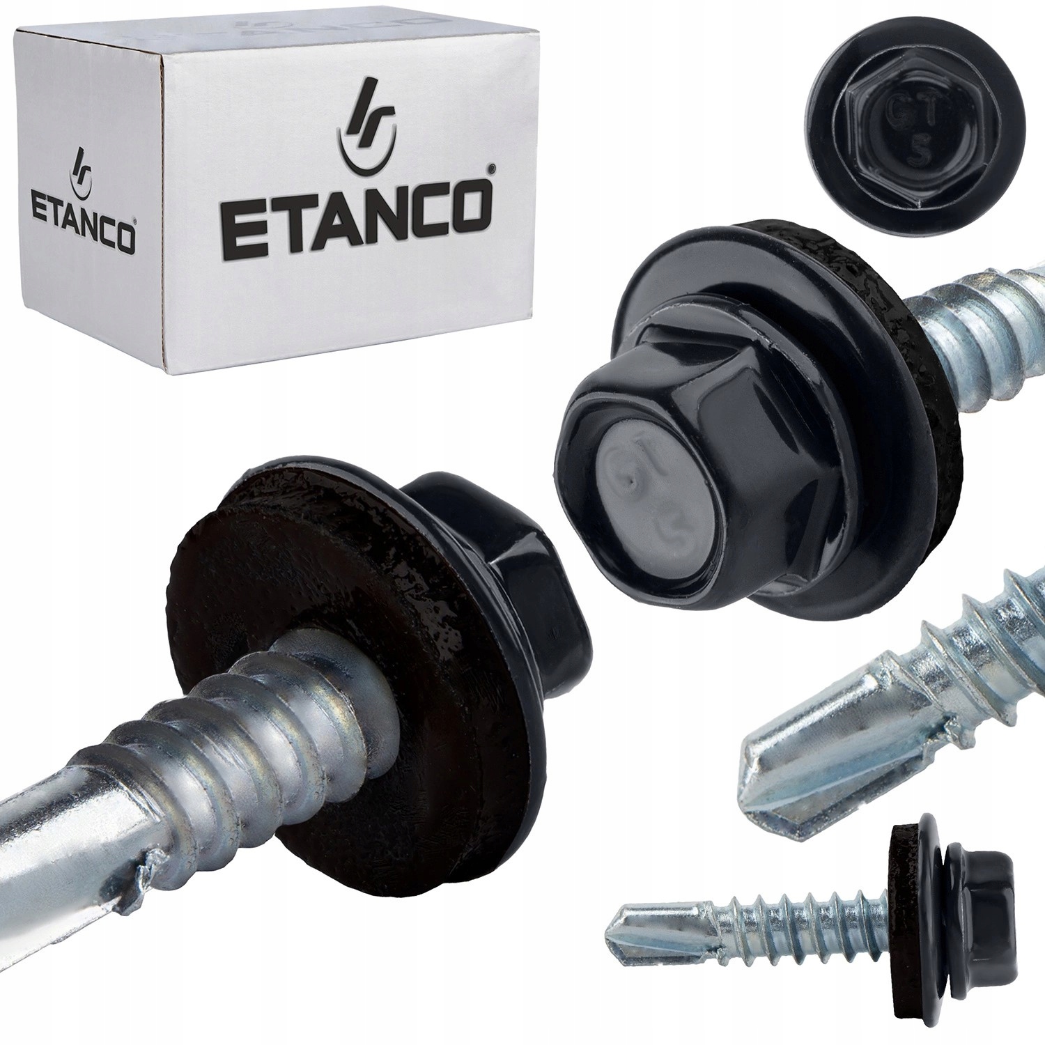 Samovrtné šrouby do oceli a kovu Etanco GT5 5,5x32mm Ral 7016 250 ks