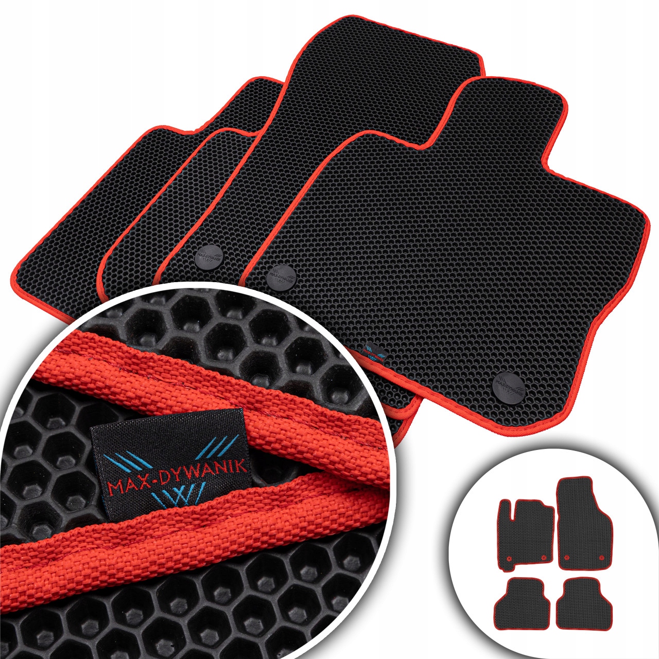 Opel Meriva A 2003-2010 Koberce Eva Eternity Čierne Honey