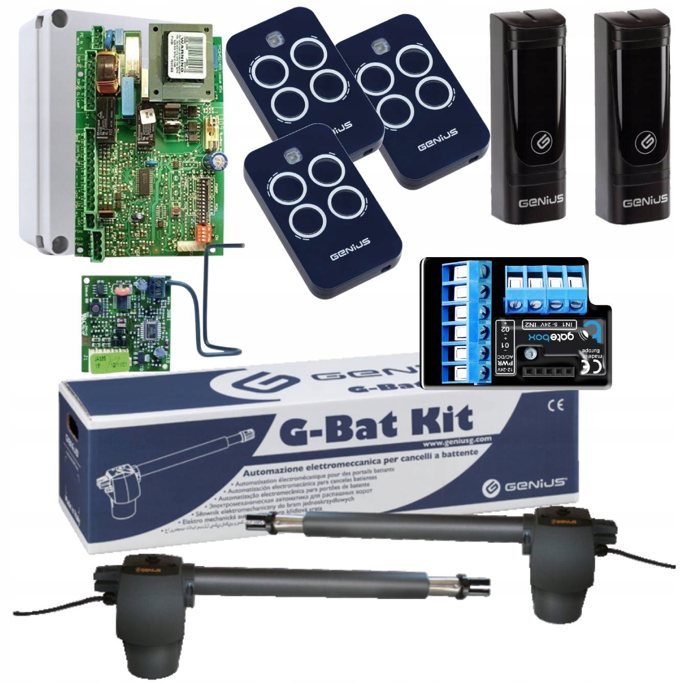 Genius G-BAT300+ Moduł WiFi Pilot 3szt napęd bramy dwuskrzydłowej