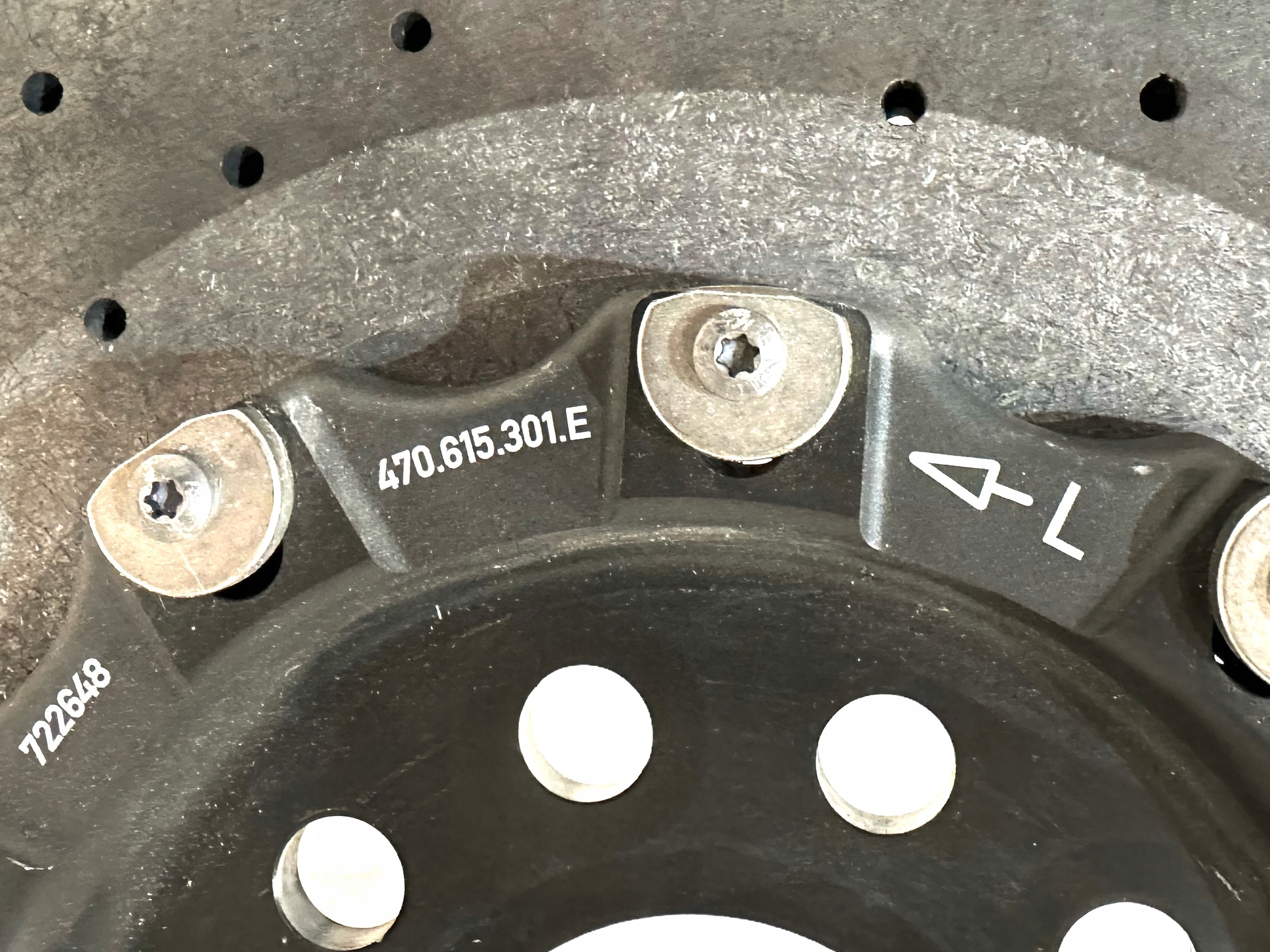 LAMBORGHINI CENTENARIO front disc brake disc LH 470615301E
